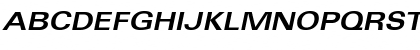 Univers Extended Bold Italic Font