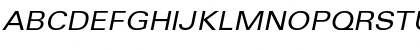 Univers Extended Oblique Font
