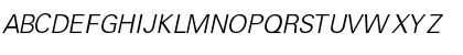 Univers Light Light-Italic Font