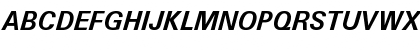 Univers LT 66 BoldItalic Regular Font