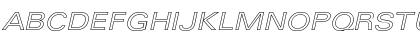 Univers-ExtendedObl Hollow Regular Font