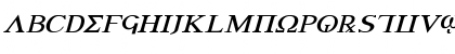 Achilles Expanded Italic Expanded Italic Font