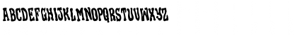 Black Gunk Rotated Regular Font
