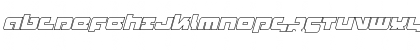 Boomstick Outline Italic Outline Italic Font