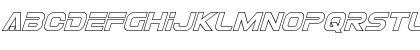 Eurofighter Outline Italic Outline Italic Font