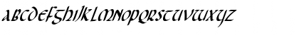 Foucault Condensed Italic Condensed Italic Font