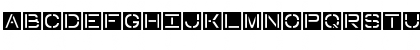 InvertedStencil Regular Font