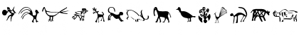 Cave Painting Dingbats Regular Font