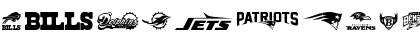 NFL AFC Regular Font