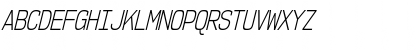 NK57 Monospace Condensed Light Italic Font