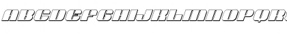 Nolo Contendre 3D Italic Regular Font