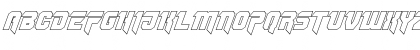 OmegaForce Outline Italic Italic Font