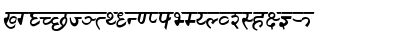 Sanskrit Bold Italic Font