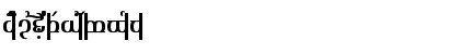 TengwarOptimeDiagon Regular Font TengwarOptimeDiagon Regular Font