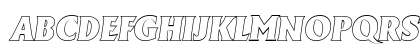 AdelonOutline-Heavy Italic