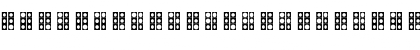 WLM Braille 4 Regular Font