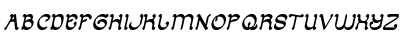 ARABIAN KNIGHT Italic Font