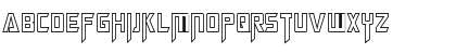 Megatron Hollow Condensed Regular Font