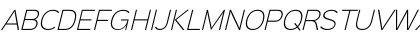 Sinkin Sans 200 X Light Italic Regular Font