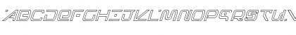 Foreign Alien Outline Italic Outline Italic Font
