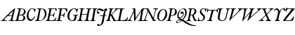 VanityBook RegularItalic Font