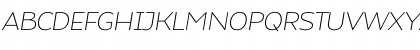 Atozimple ExtraLight Italic Font