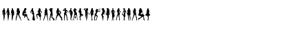 Model Woman Silhouettes Regular Font Model Woman Silhouettes Regular Font