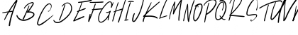 Natural Signature Regular Font