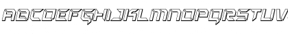 Zero Prime 3D Italic Italic Font
