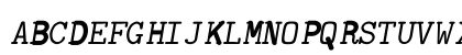 CM_SlantedTypewriter Regular