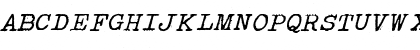 Speedwriter Normal Font