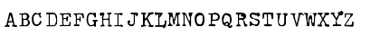 Typewriter Rustic RNH Regular Font