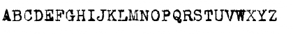 VintageTypewriter Corona Font