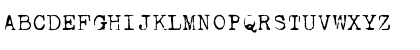 VintageTypewriter One Font