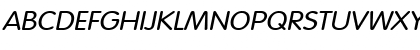 VogelWide Italic Font