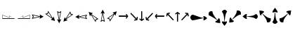 Arrows ADF Regular Font Arrows ADF Regular Font