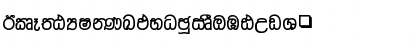 DL-Malathi. Plain. Font