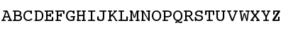 CourierYU Regular Font CourierYU Regular Font