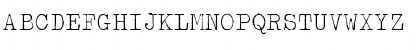 OldTypewriterExtLig Regular Font OldTypewriterExtLig Regular Font