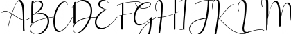Allitta Calligraphy Regular Font