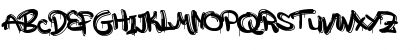 a Attack Graffiti Regular Font
