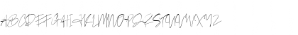 Author Signature Thin Font