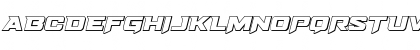 Bomber Escort Outline Italic Regular Font