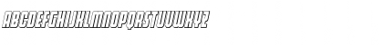 Homelander 3D Italic Regular Font