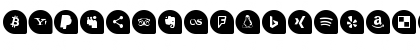 Icons Social Media 13 Regular Font Icons Social Media 13 Regular Font