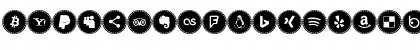 Icons Social Media 16 Regular Font Icons Social Media 16 Regular Font