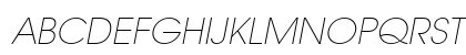 AvantGarde LT ExtraLight Italic