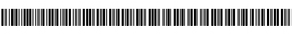 Code39SmallHigh Regular Font