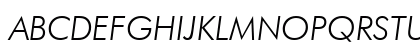 Futura Lt BT Light Italic Futura Lt BT Light Italic