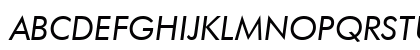 Futura BkHU Book Italic